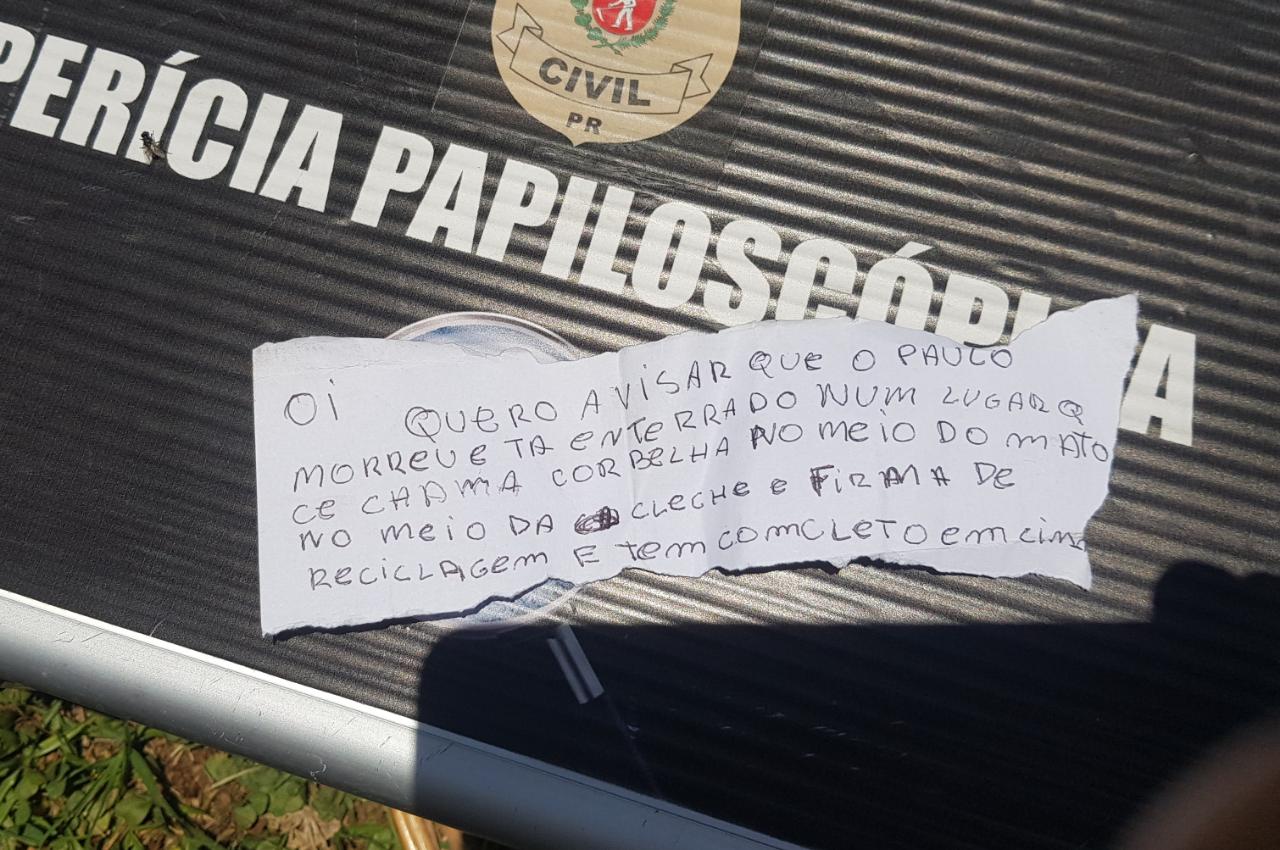 Fam lia encontra corpo de rapaz desaparecido ap s receber bilhete