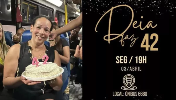 festa de aniversário ônibus