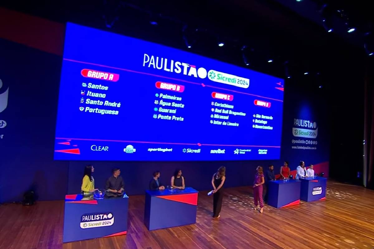 Federação Paulista define grupos do Paulistão 2024; Veja chaves