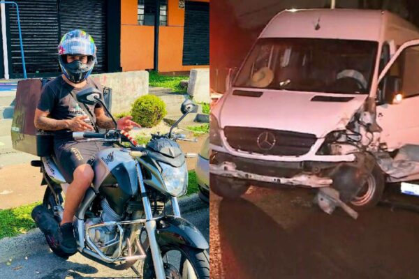 acidente-com-van-e-moto-morre